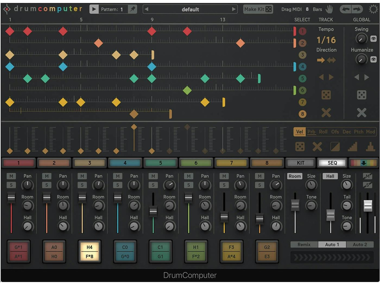 Sugar Bytes DrumComputer Plugin