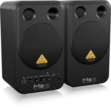 Behringer MS16 Compact Active Speaker System pair