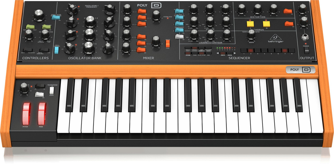 Behringer Poly D Analogue 4-Voice Polyphonic Synthesizer