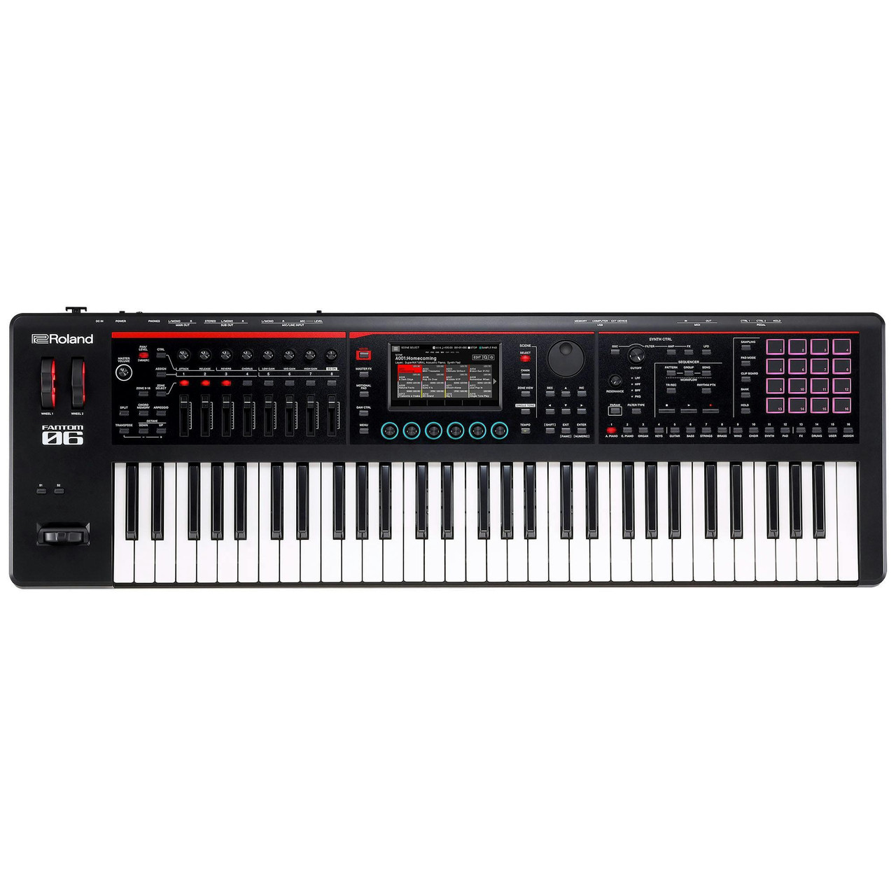 B Stock : Roland Fantom-06 61-note synthesizer keyboard - 008 - Image 2