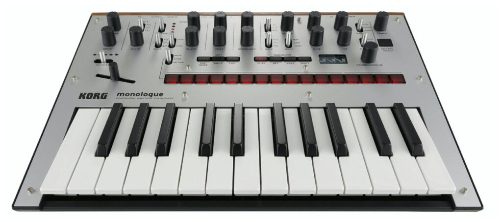 Korg Monologue Monophonic Analogue Synthesizer in Silver
