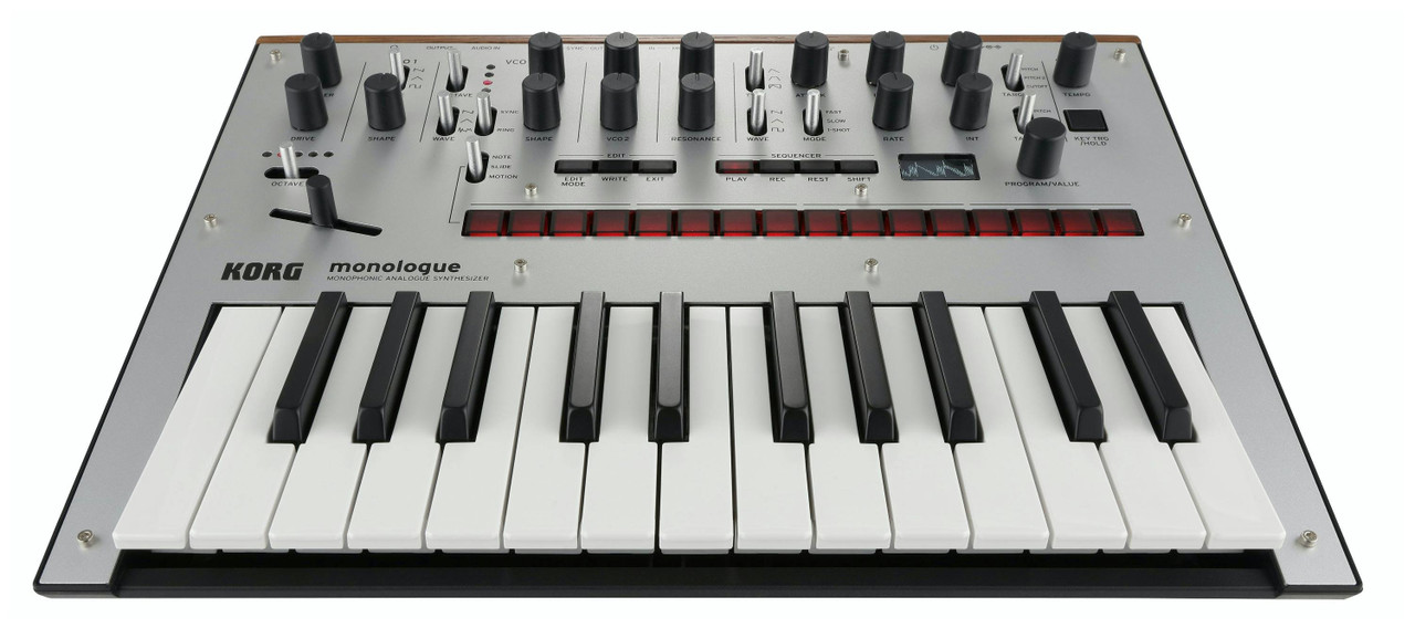 Korg Monologue Monophonic Analog Synthesizer in Silver