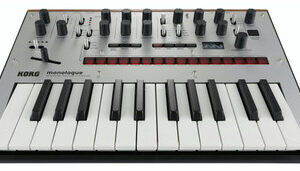 Korg Monologue Monophonic Analogue Synthesizer in Silver - Image 2
