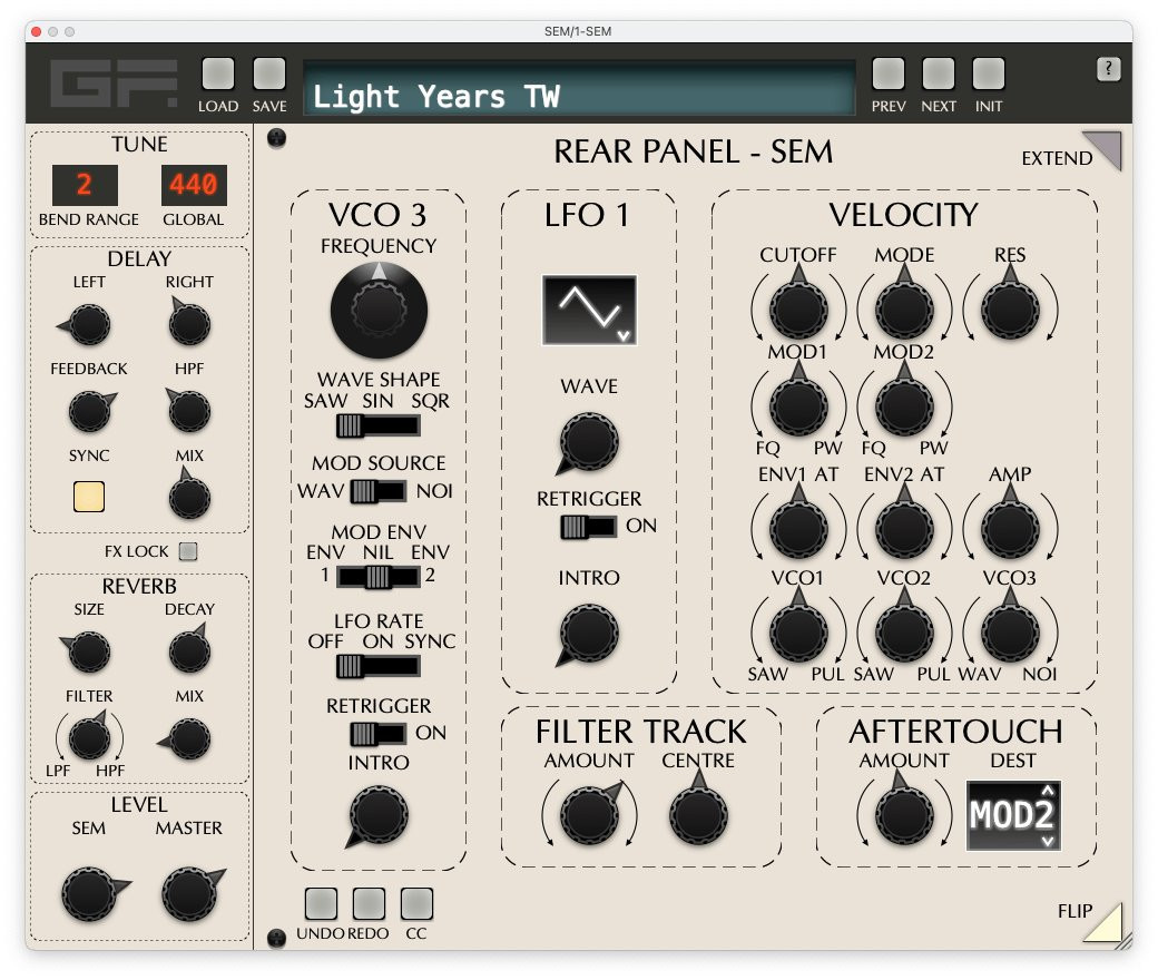GFORCE Oberheim SEM Plugin