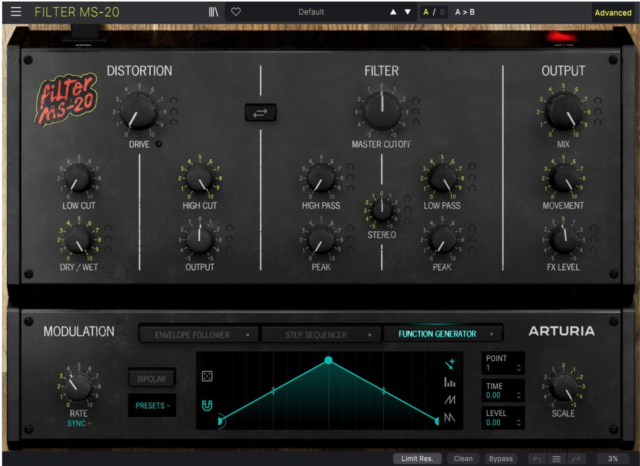 Arturia MS-20-Filter