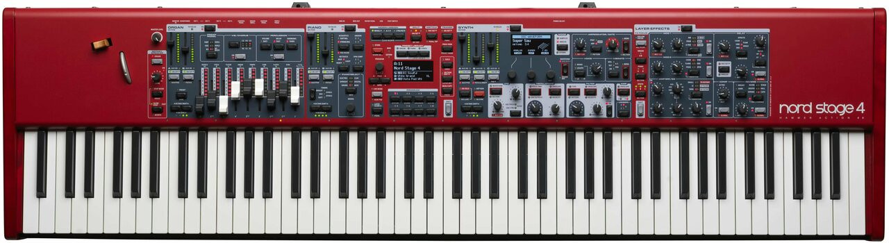 Nord Stage 4 88 Key Digital Piano in Red Bundle 1