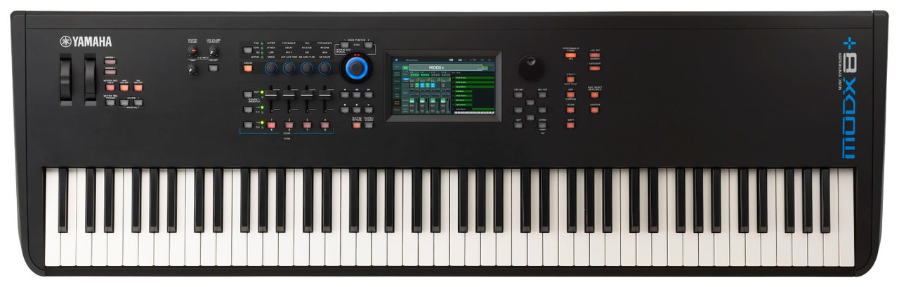B Stock : Yamaha MODX8 Plus Synth with 88 key Graded Hammer Standard keyboard - 01