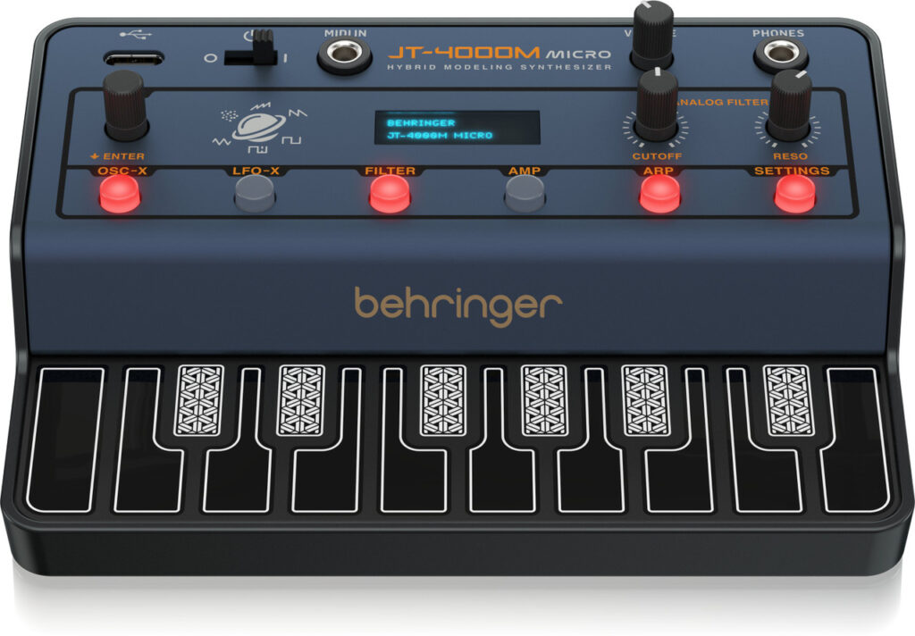 Behringer JT-4000M MICRO Portable 4-Voice Hybrid Synthesizer