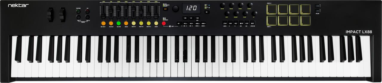 B Stock : Nektar Impact LX88 Mk3 MIDI Keyboard & Controller - 001 - Image 2