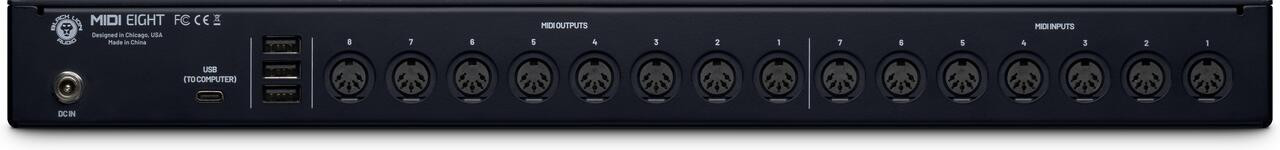 Black Lion Audio MIDI Eight - 8in 8out MIDI Interface & USB Hub - Image 5
