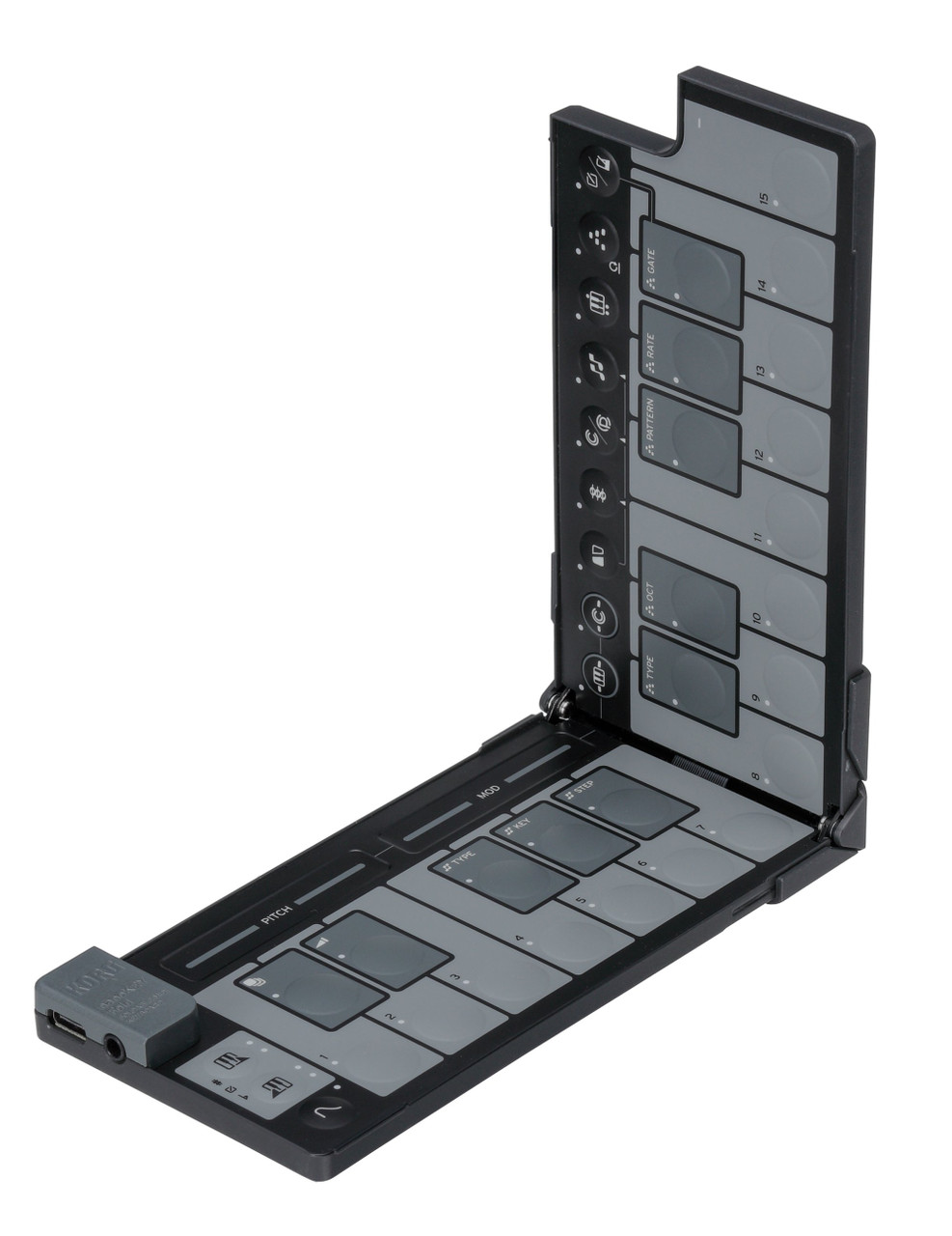 Korg nanoKEY Fold MIDI Keyboard In Black