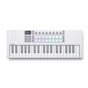 Novation Launchkey Mini 37 MK4 MIDI Keyboard & Controller in White - Image 5