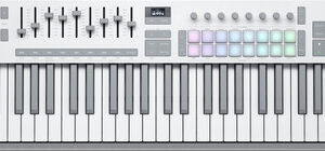 Novation Launchkey 49 MK4 MIDI Keyboard & Controller in White - Image 1