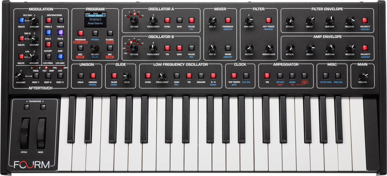 B Stock : Sequential Fourm Polyphonic Analogue Synthesizer - 001