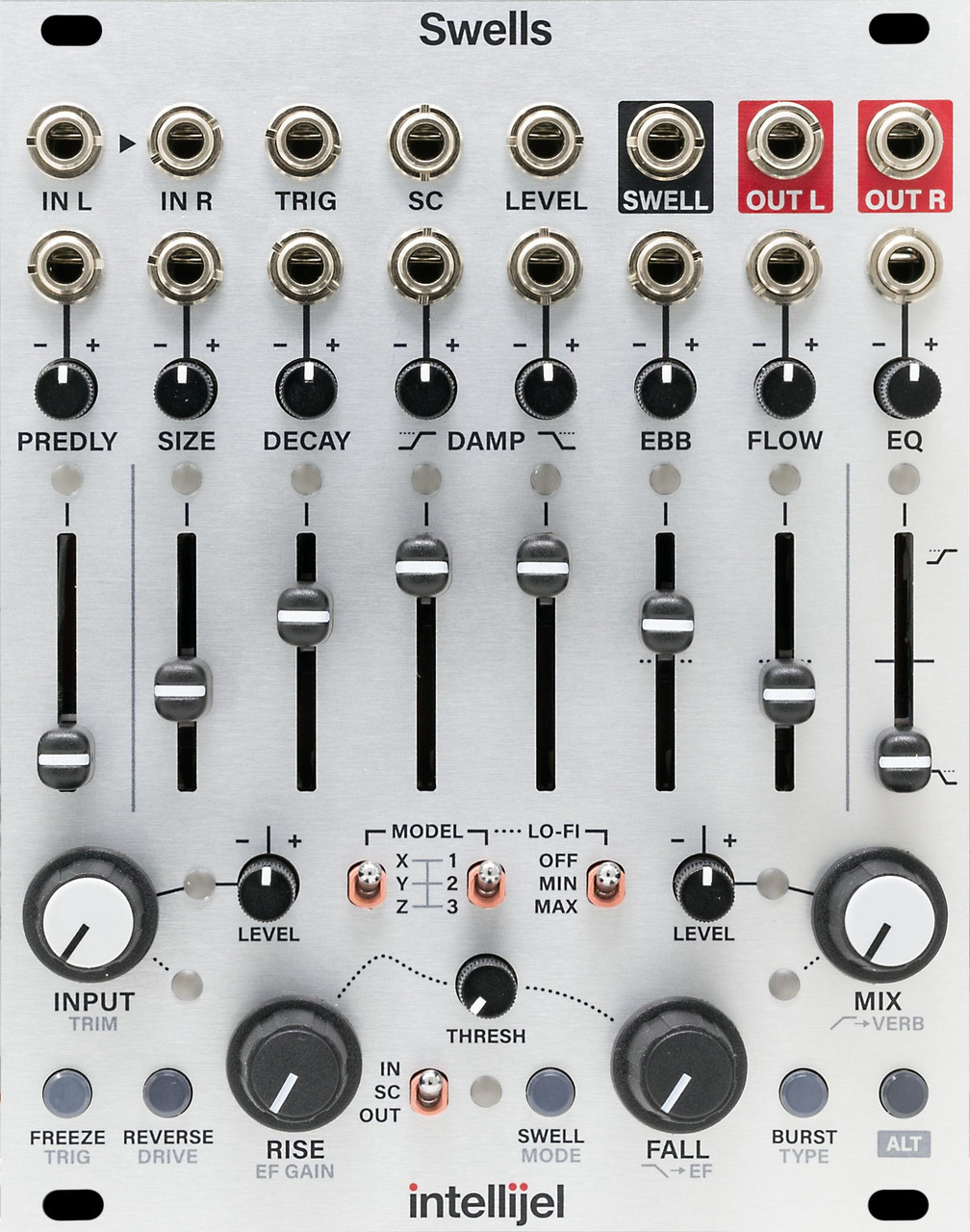 Intellijel Swells Multi-Model Reverb 20hp Eurorack Module