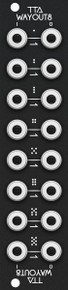 TipTop Audio - Wayout8 - Eurorack Patchbay - Black - Image 2