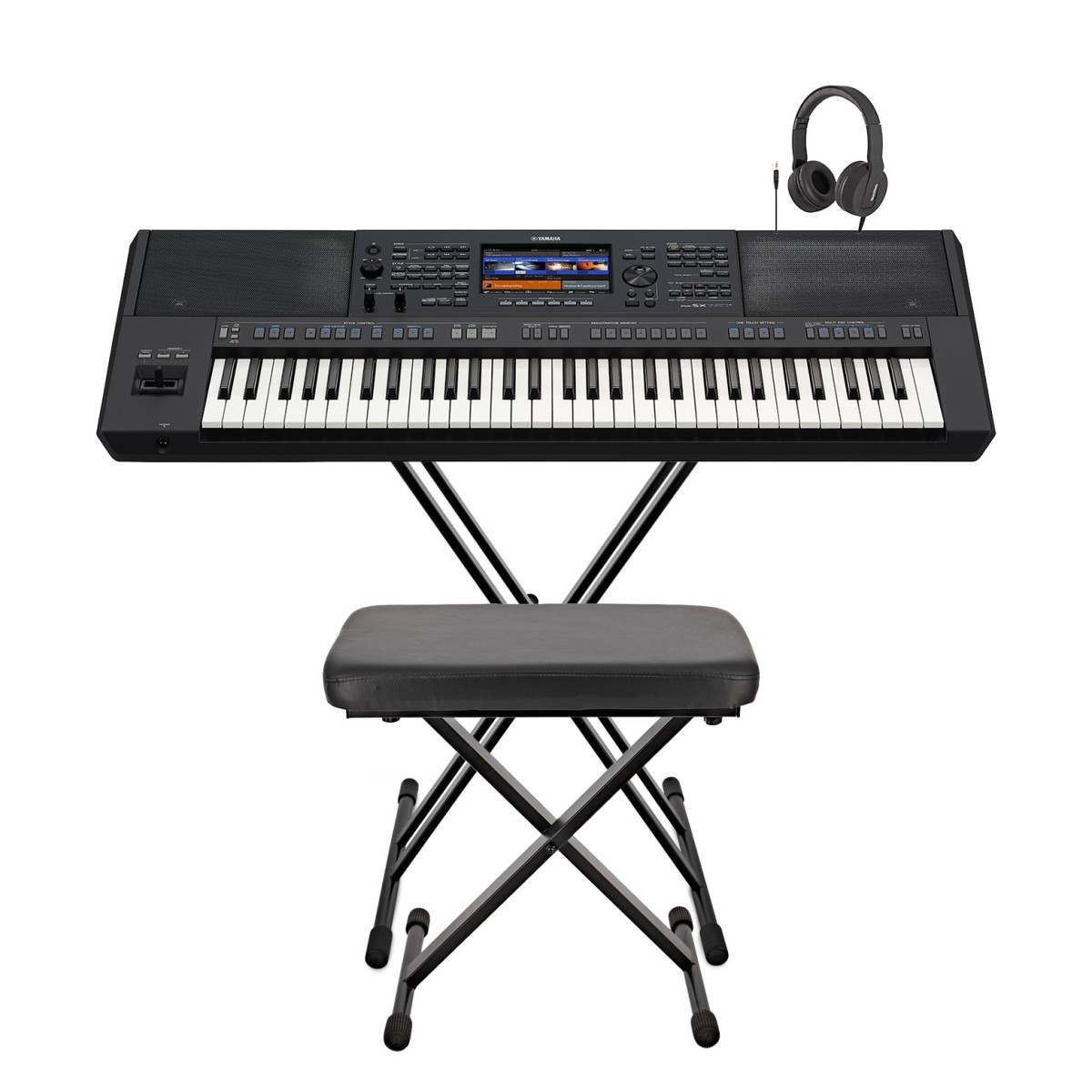 Yamaha PSR SX720+ Digital Arranger Keyboard Package