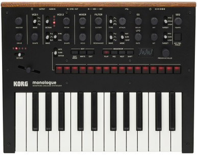 Korg Monologue Monophonic Analog Synthesizer In Black