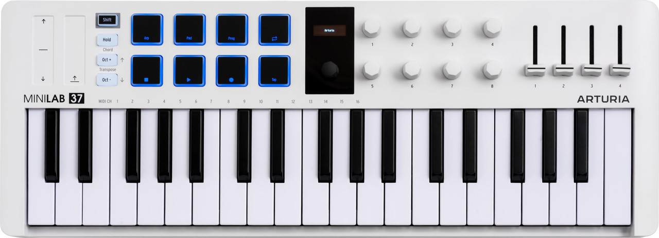 Arturia Minilab 37 MIDI Keyboard Controller In White - Image 2