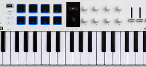 Arturia Minilab 37 MIDI Keyboard Controller In White - Image 1