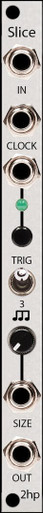 2HP Slice Eurorack Module