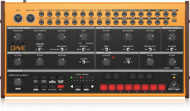 Behringer Crave Analog Semi-Modular Synthesizer with 32-step Sequencer - Image 1