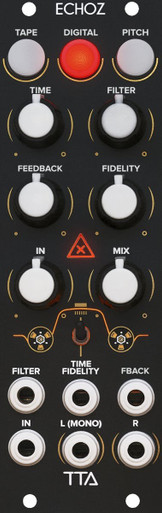 TipTop Audio - ECHOZ Time Delay Effect Collection (Black) - Eurorack Module