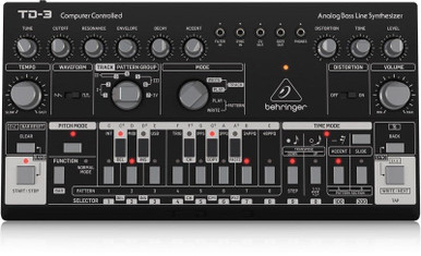 Behringer TD-3-BK Analogue Bass Line Synthesizer in Black