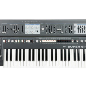 UDO Super 6 - 12 Voice Binaural Analogue Hybrid Synthesizer in Black - Image 2