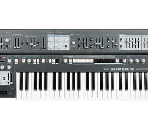 UDO Super 6 - 12 Voice Binaural Analogue Hybrid Synthesizer in Black - Image 1