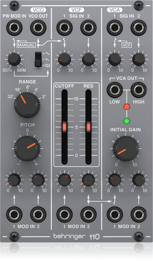 Behringer 110 - VCO/VCF/VCA - Eurorack Module