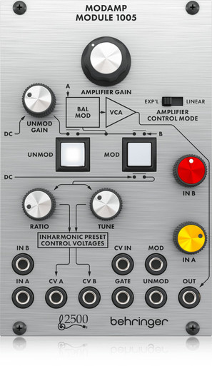 Behringer 2500 Series - ModAmp 1005 Ring Mod VCA - Eurorack Module - Image 1