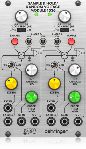 Behringer Sample & Hold / Random Voltage Module 1036 Eurorack Module - Image 1