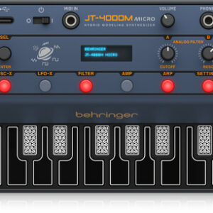 Behringer JT-4000M MICRO Portable 4-Voice Hybrid Synthesizer - Image 1
