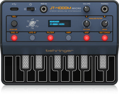 Behringer JT-4000M MICRO Portable 4-Voice Hybrid Synthesizer