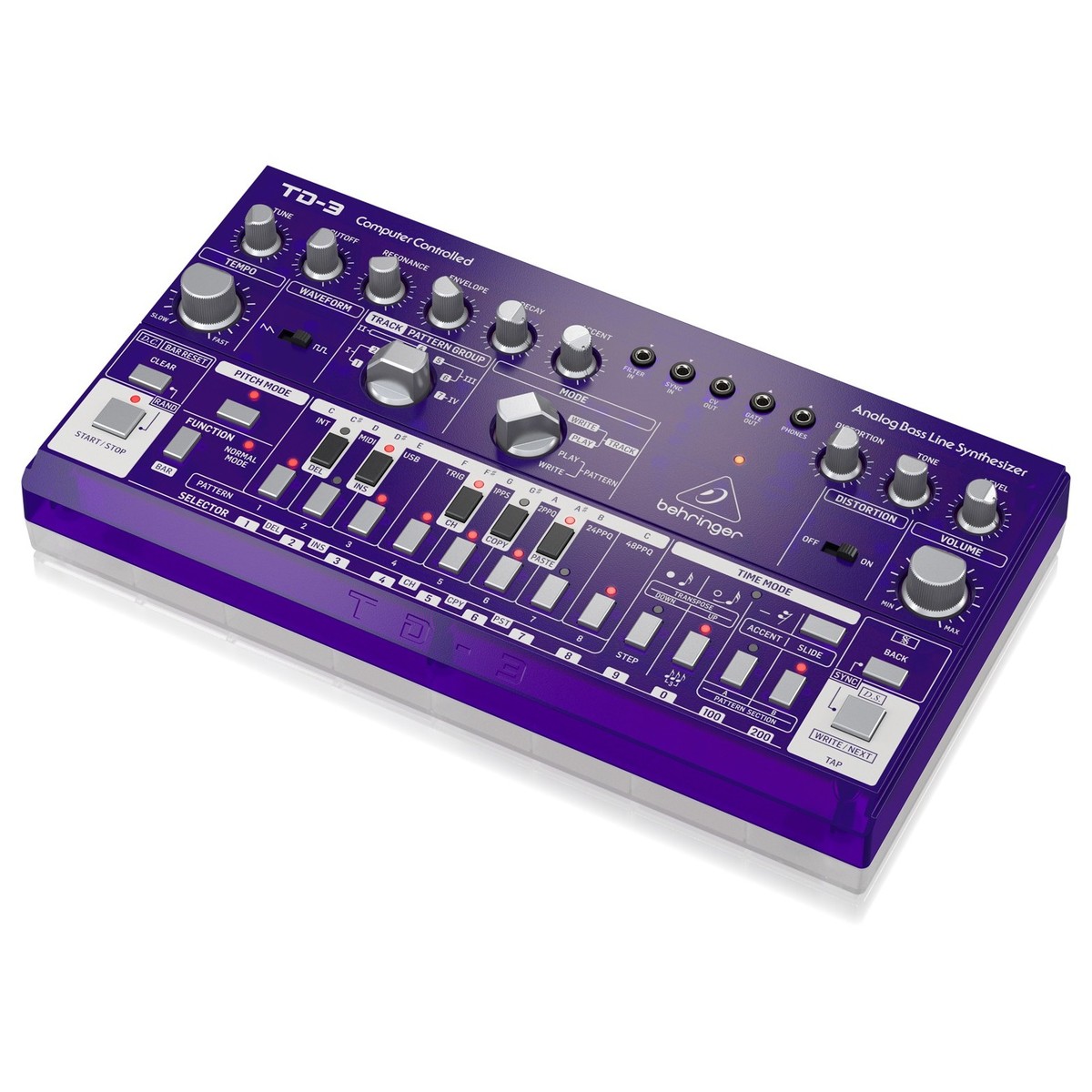Behringer TD-3 Analog Bass Line Synthesizer Purple - Image 2