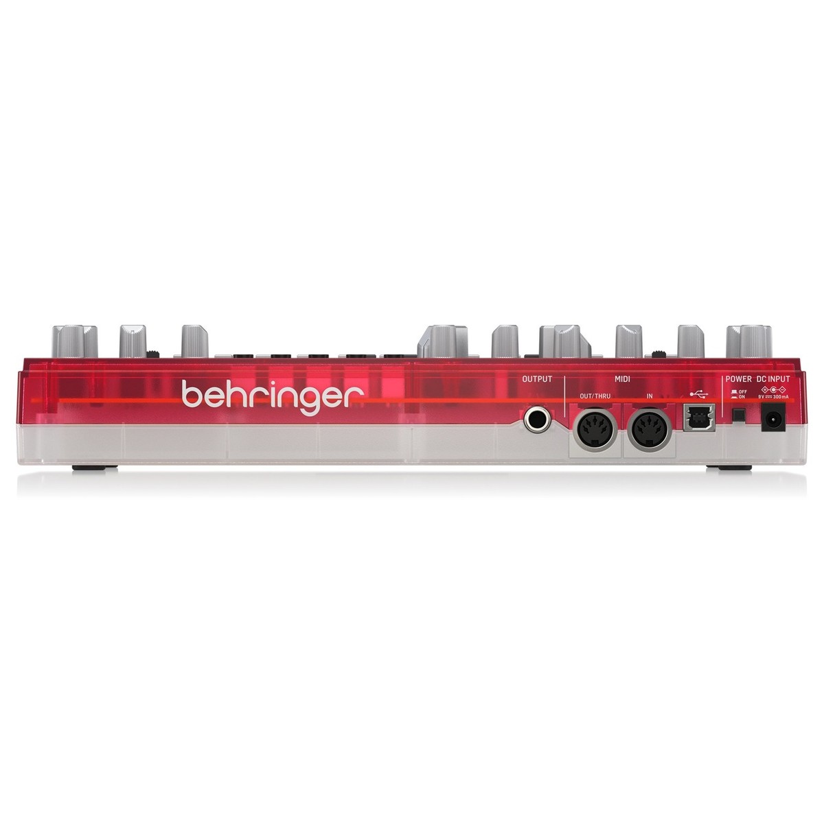 Behringer TD-3 Analog Bass Line Synthesizer Transparent Red - Image 3