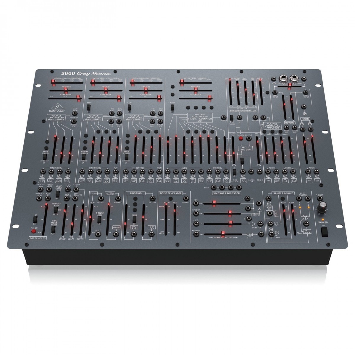 Behringer 2600 Analog Synthesizer Gray Meanie - Image 2