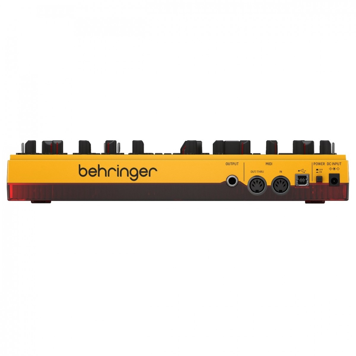 Behringer TD-3-MO Modded Out Analogue Bass Line Synthesizer Yellow - Image 4