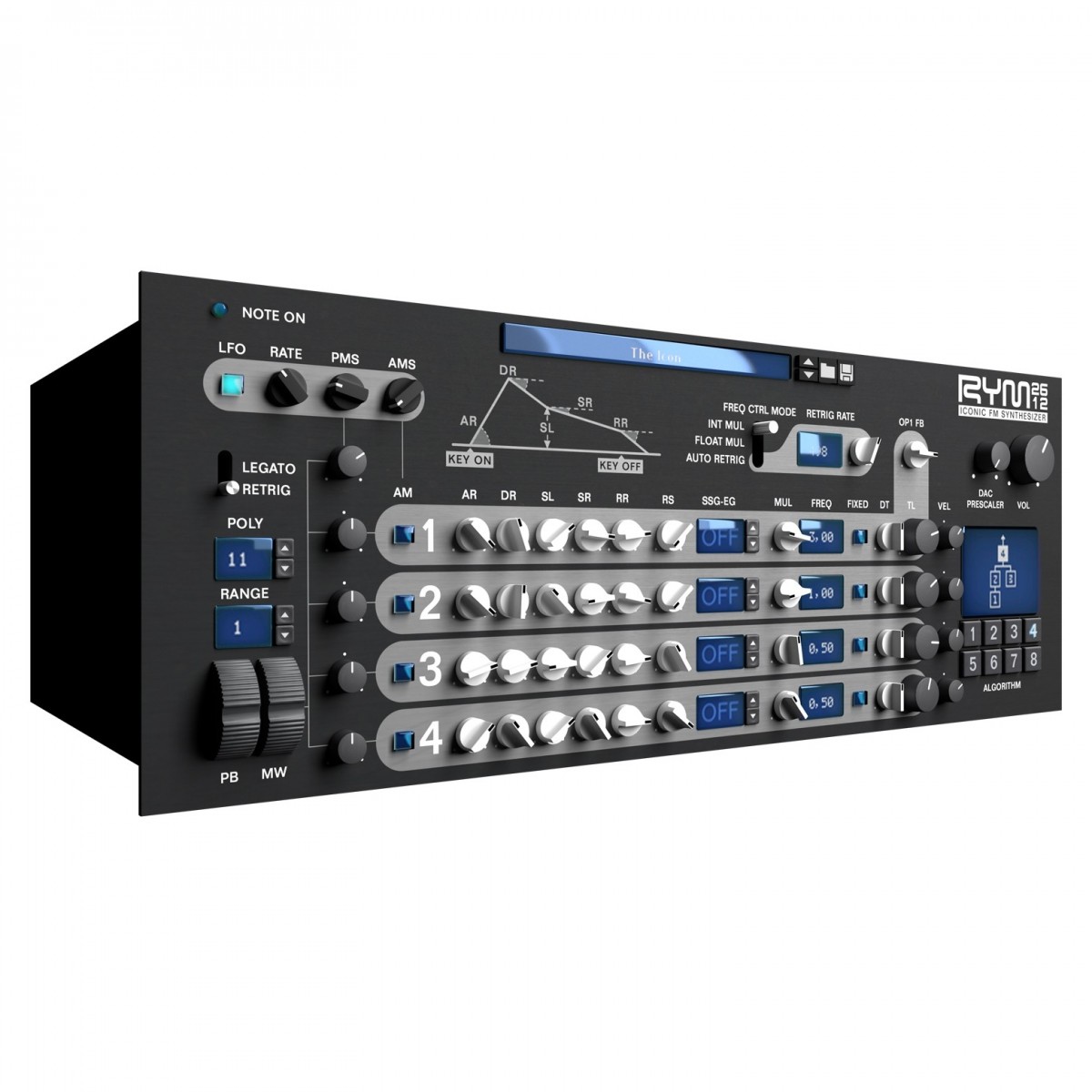 Inphonik RYM2612 Iconic FM Synthesizer - Image 4