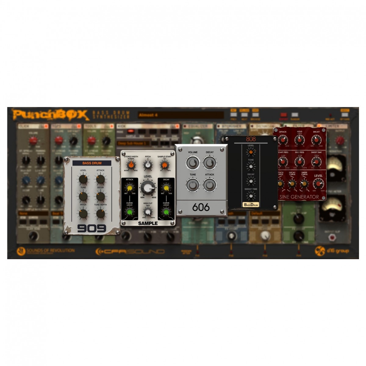 D16 Group PunchBox Bass Drum Synthesizer - Image 2