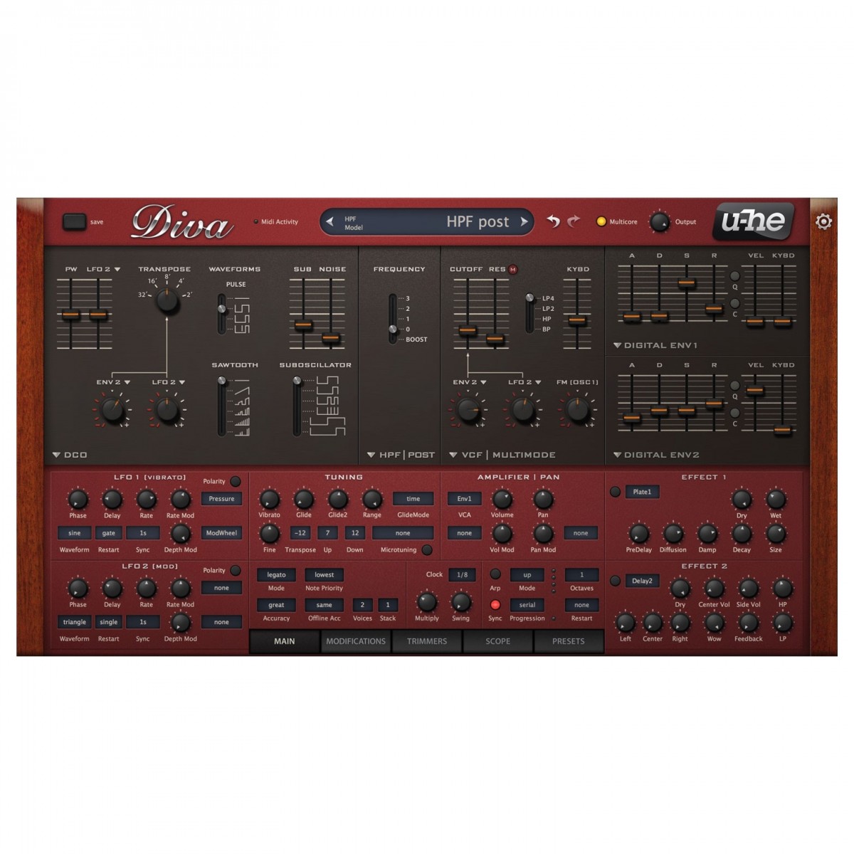 u-he Diva Virtual Analog Synthesizer - Image 2
