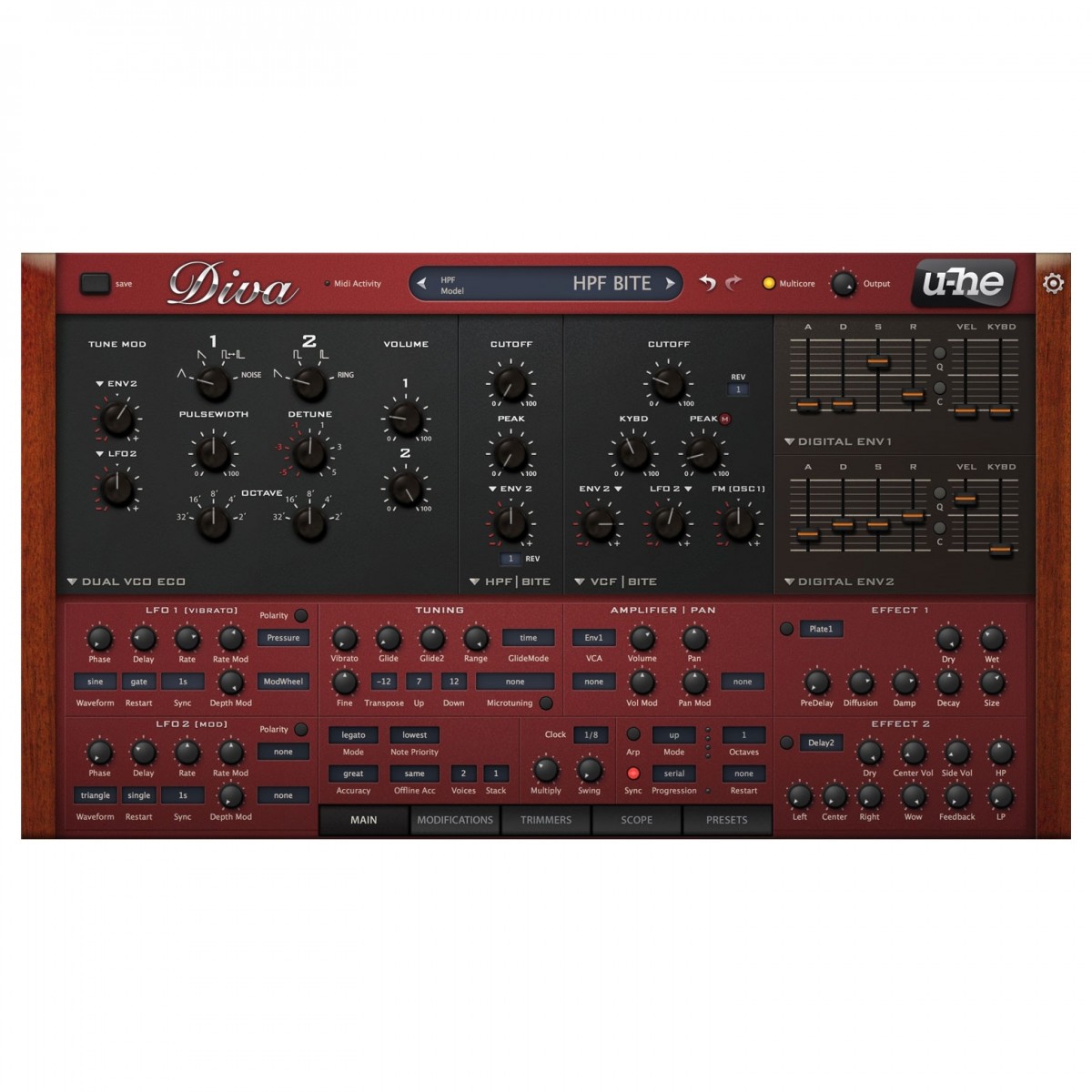 u-he Diva Virtual Analog Synthesizer - Image 3