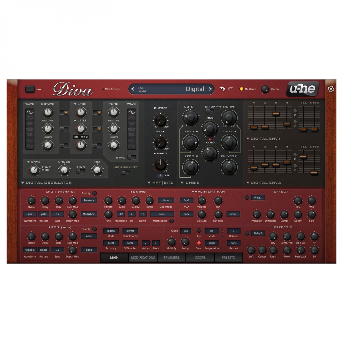 u-he Diva Virtual Analog Synthesizer - Image 4