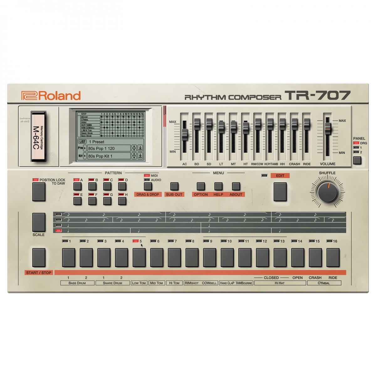 Roland Cloud TR-707 Drum Machine Plugin - Image 2