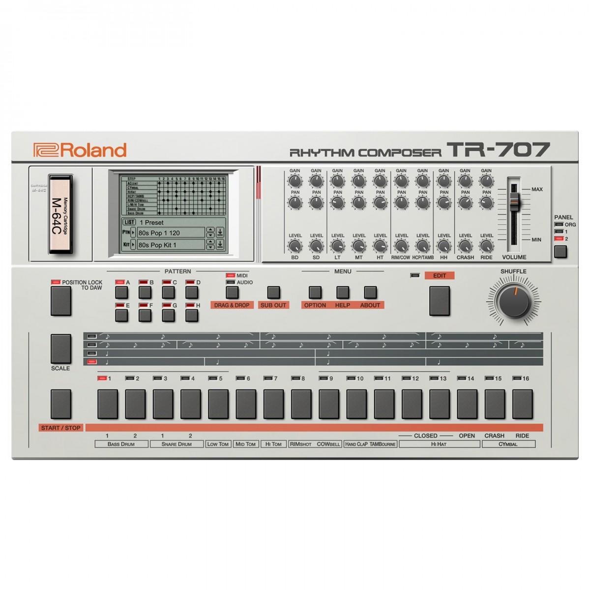Roland Cloud TR-707 Drum Machine Plugin - Image 3