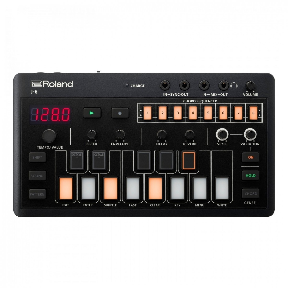 Roland Aira Compact J-6 Chord Synth with Case - Image 4