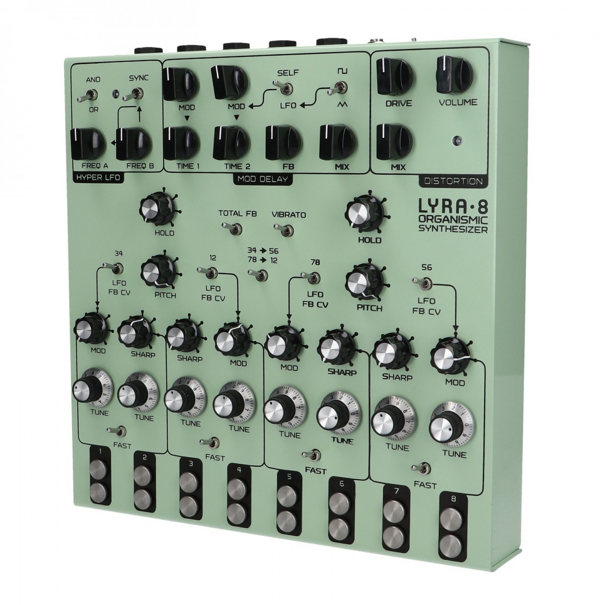 SOMA Laboratory Lyra-8 Analog Synthesizer Green - Image 3