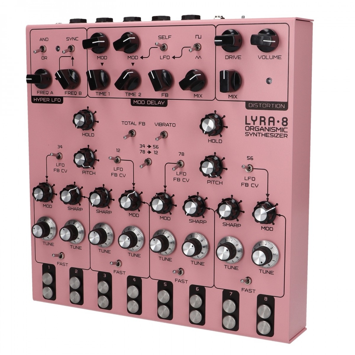 SOMA Laboratory Lyra-8 Analog Synthesizer Pink - Image 3