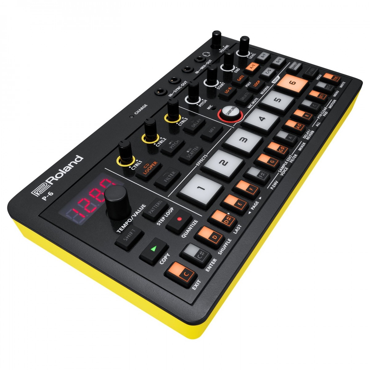 Roland Aira Compact P-6 Creative Sampler with Case - Image 3